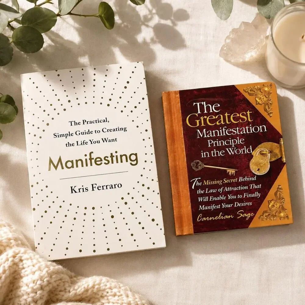 Manifestation Law of Attraction Spiritual Self Help Book Bundle 2 Books Ferraro